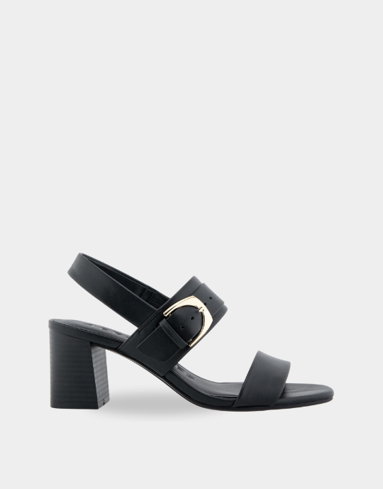 Ellazia Black Faux Leather