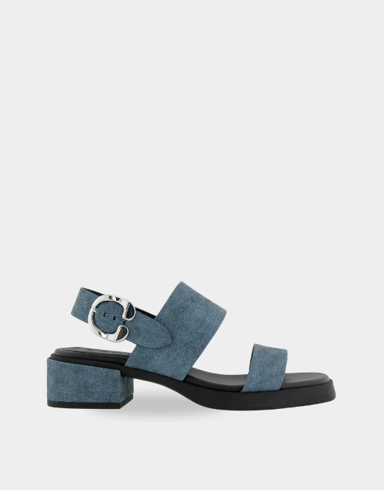 Dove Blue Jean Faux Leather