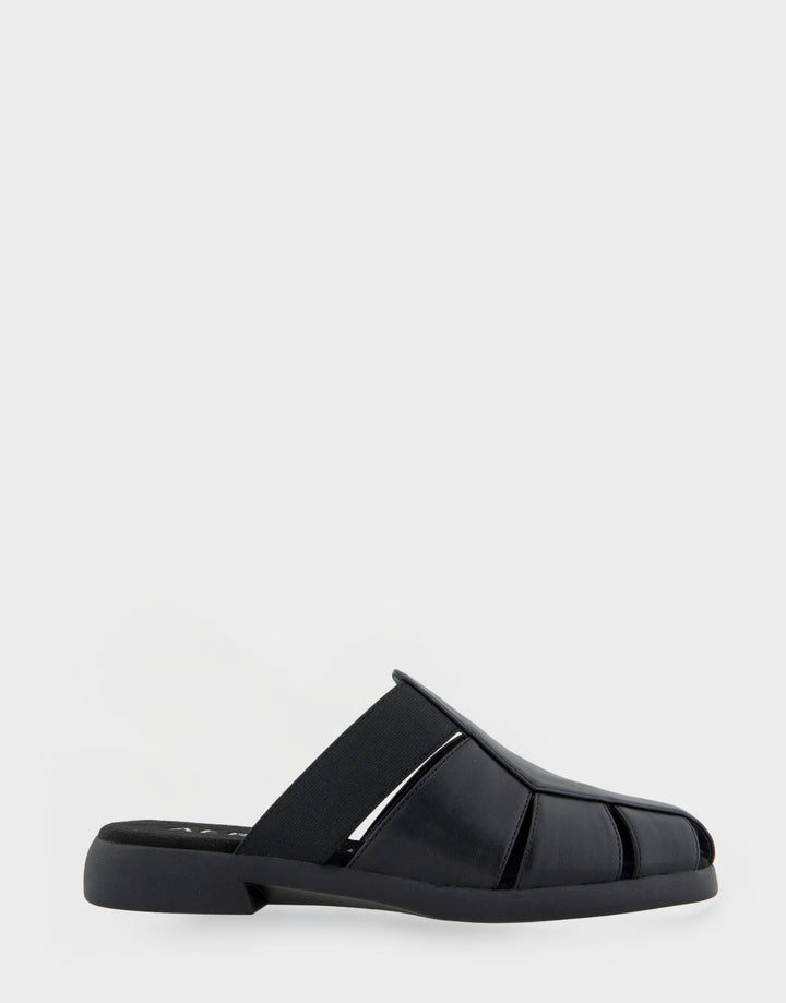 4EVER Black Faux Leather