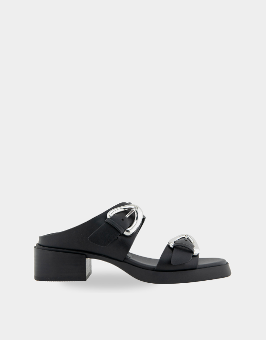 Domian Black Faux Leather *