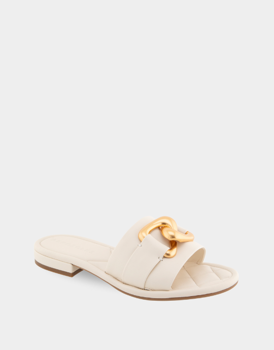 Big Charm Eggnog Faux Leather