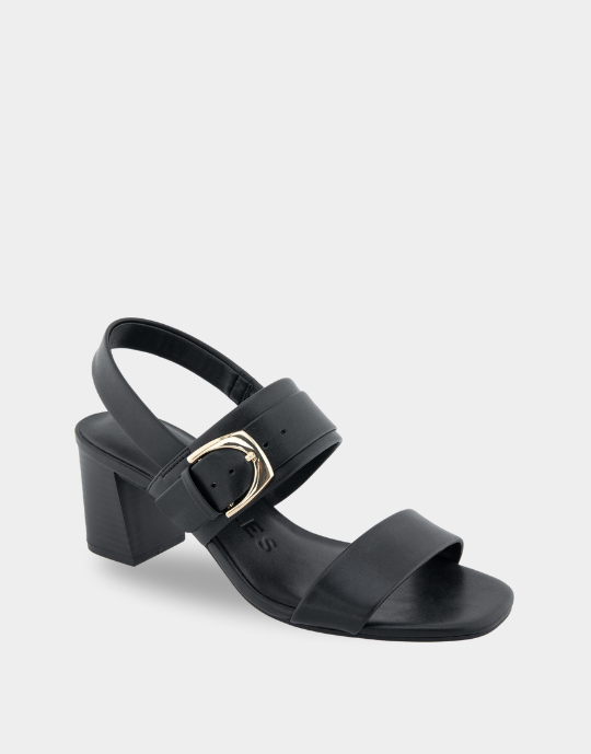 Ellazia Black Faux Leather