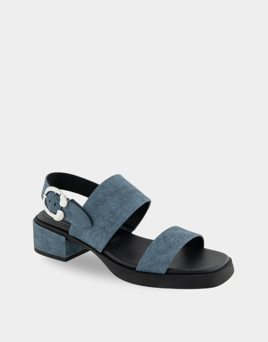 Dove Blue Jean Faux Leather