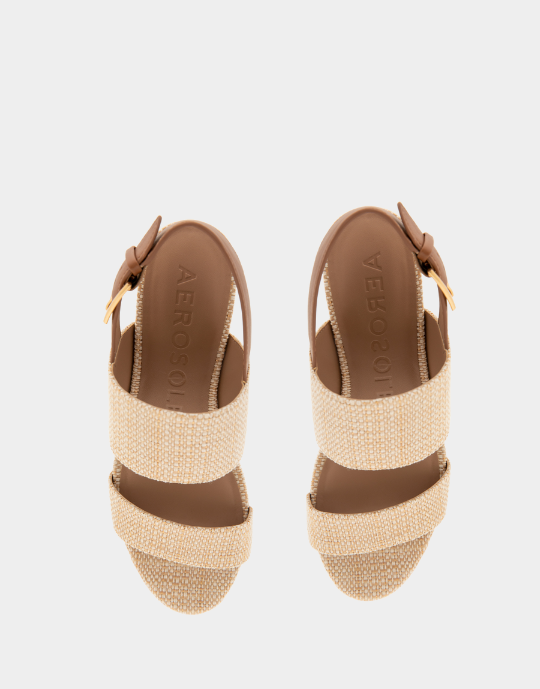 Camilia Natural Tan Raffia