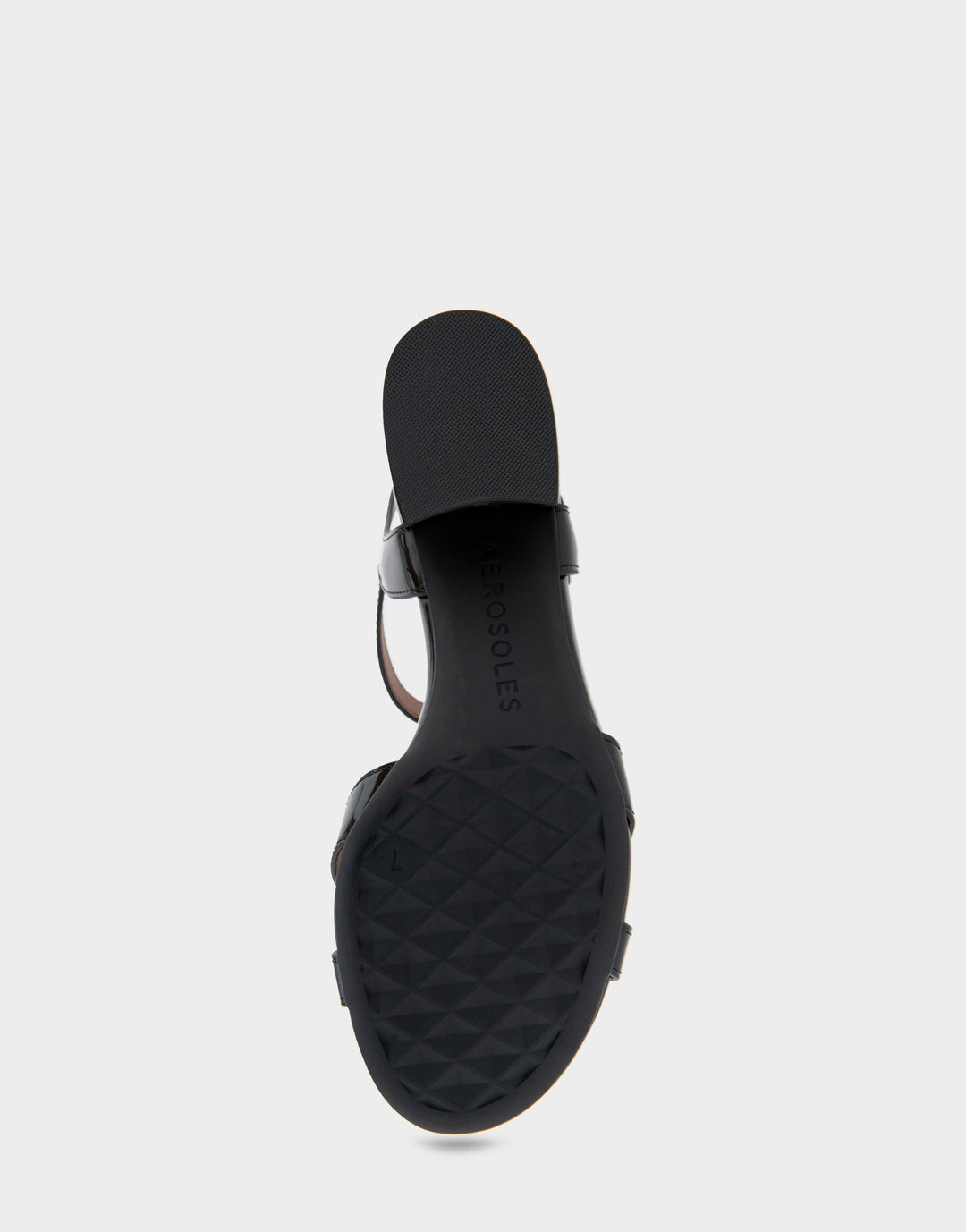 Cinzia Black Patent Faux Leather