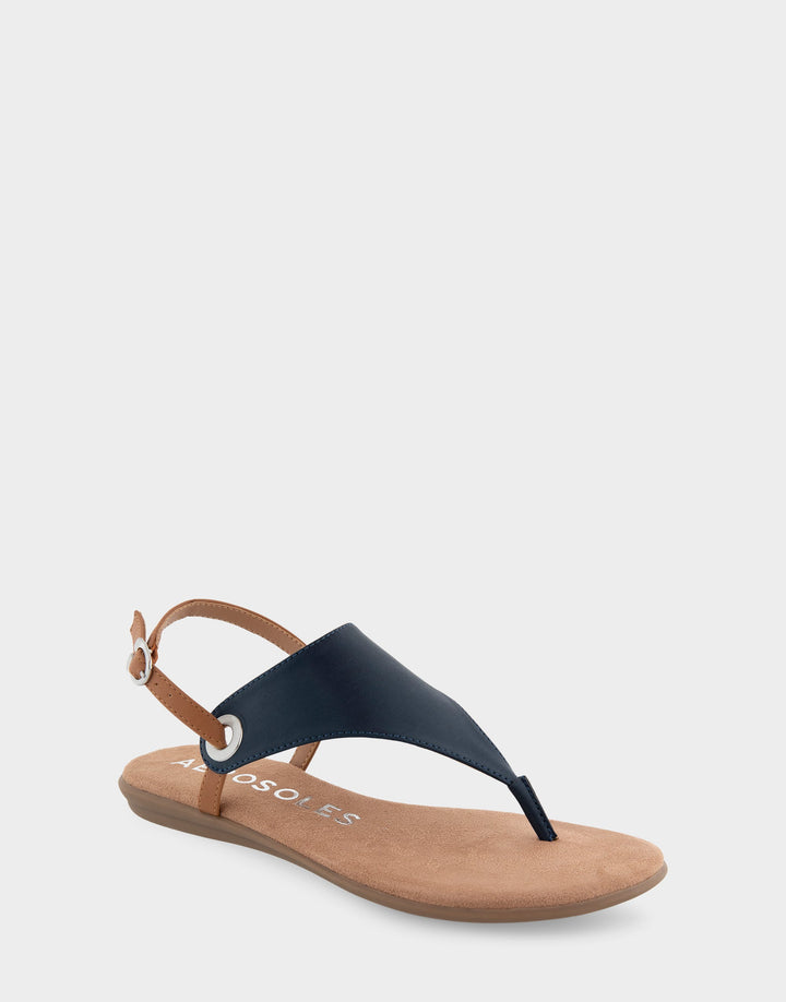 Conclusion Navy Faux Leather