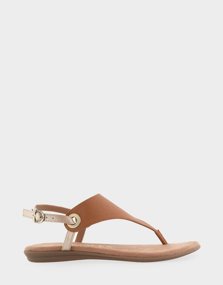 Conclusion Tan Combo Faux Leather