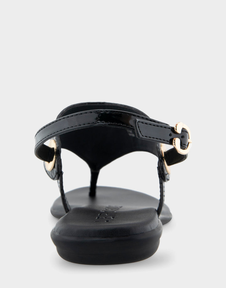 Conclusion Black Snake Patent Faux Leather
