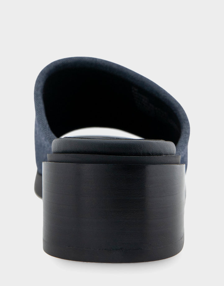 Denise Dark Blue Stretch Fabric