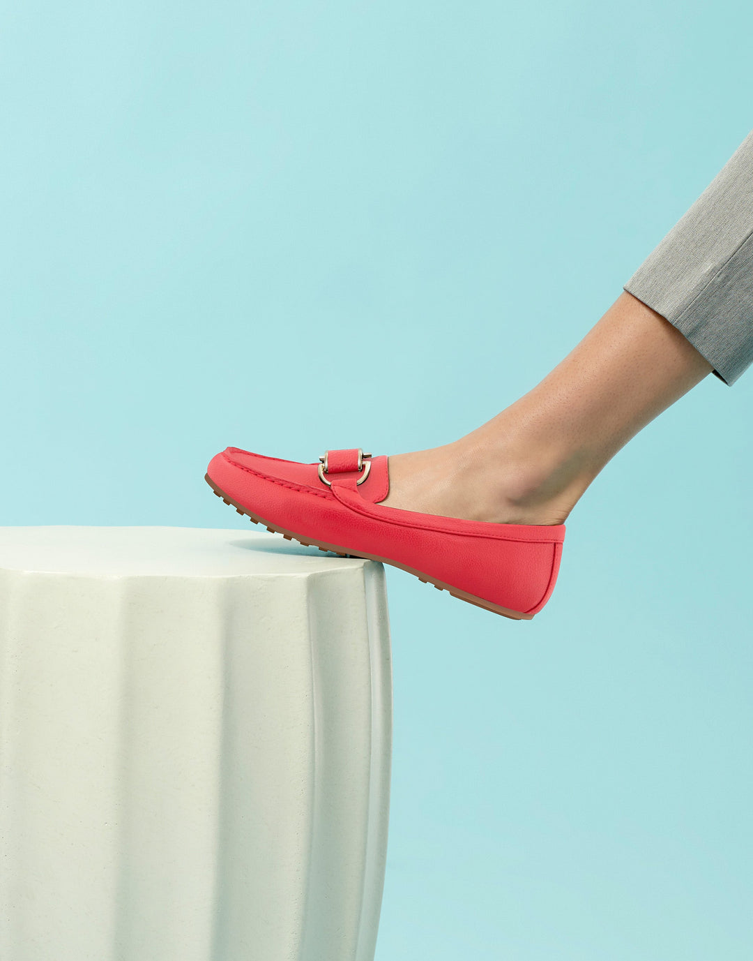 Denver Racing Red Faux Leather