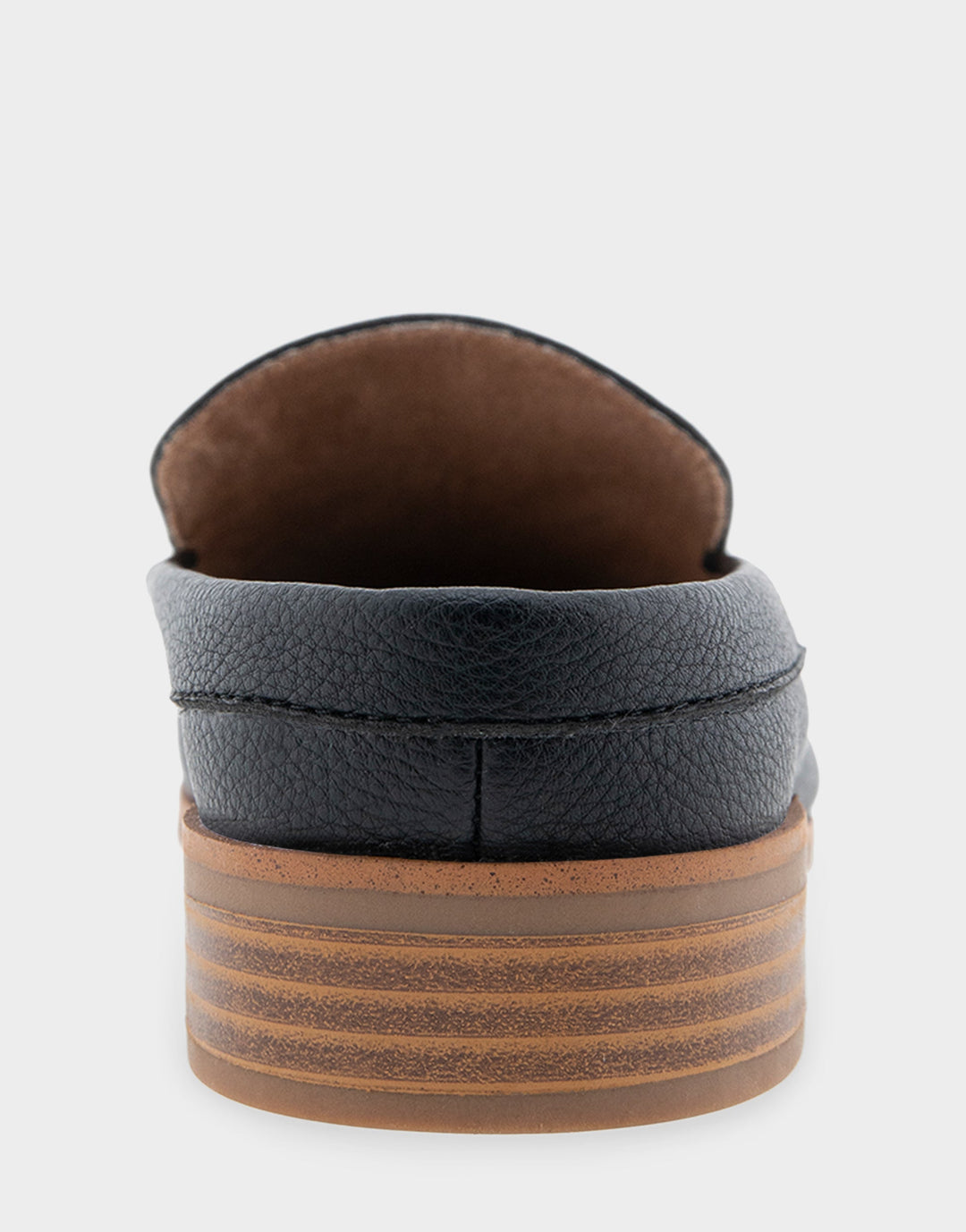 Enright Black Faux Leather