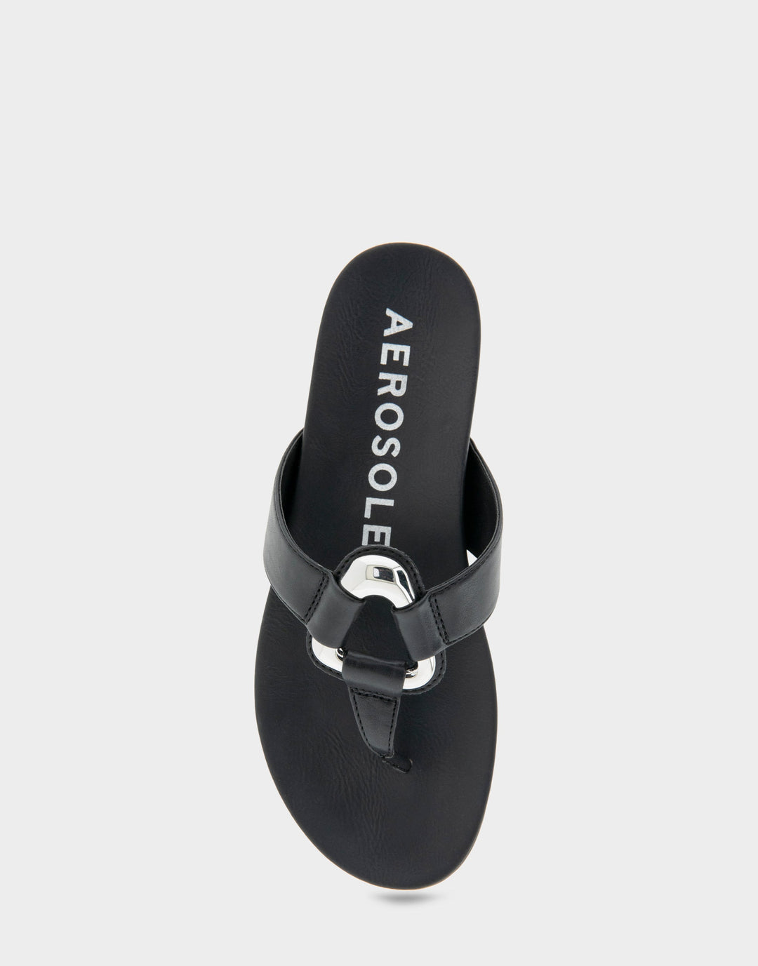 Fallon Black Faux Leather