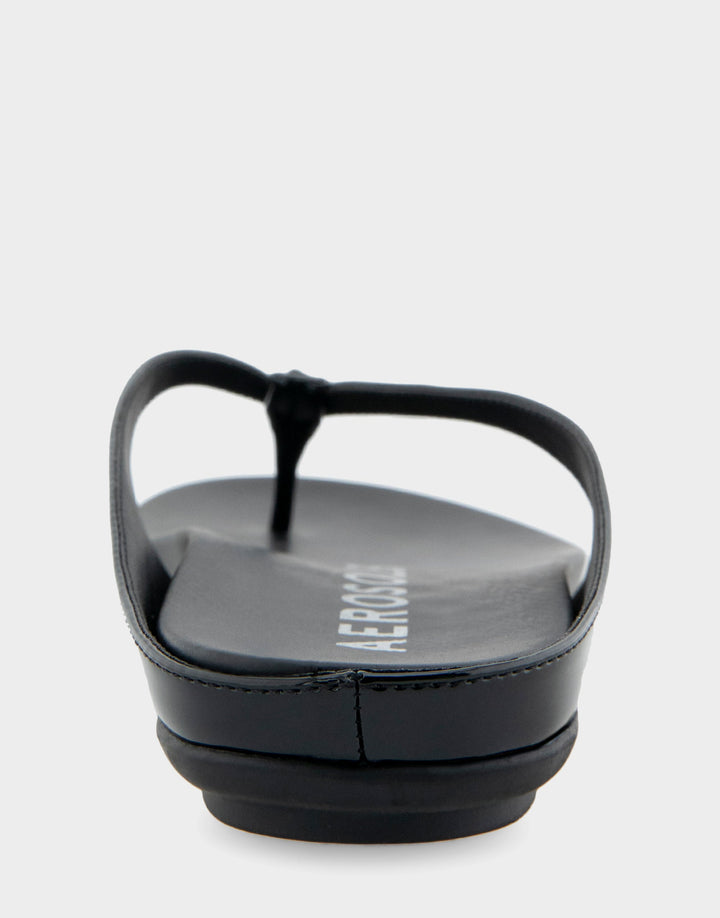 Fisher Black Patent Faux Leather