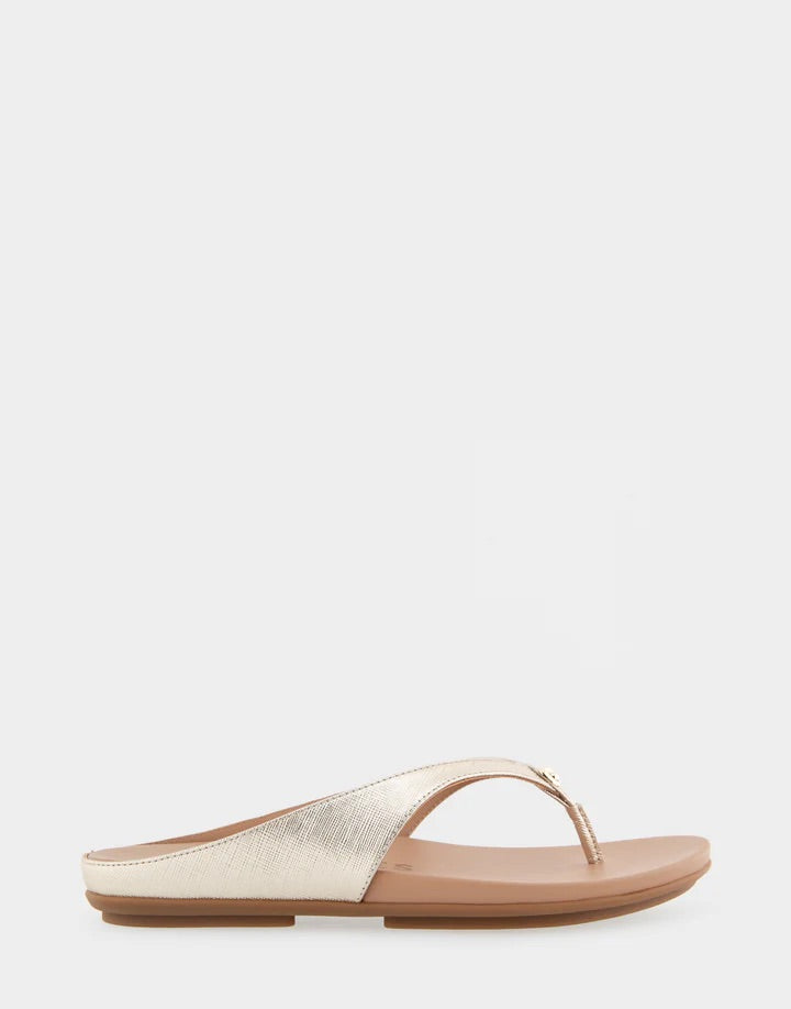 Fisher Gold Metallic Faux Leather