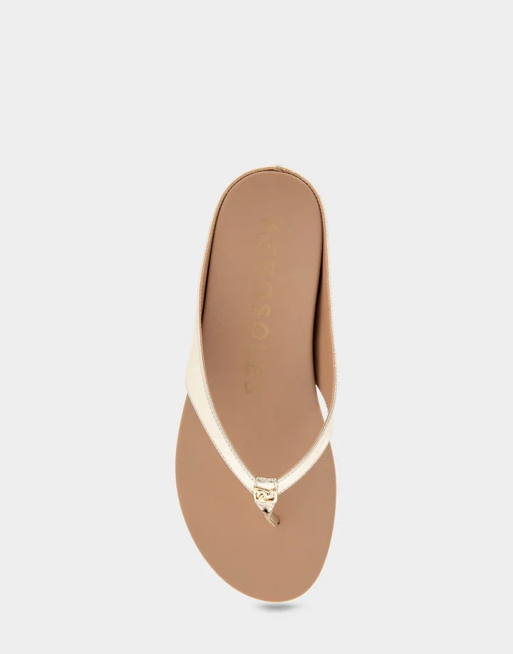 Fisher Gold Metallic Faux Leather