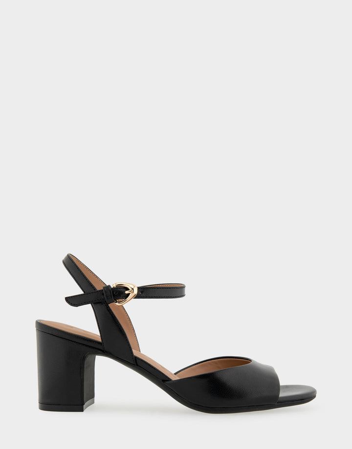 Gerda Black Shiny Leather