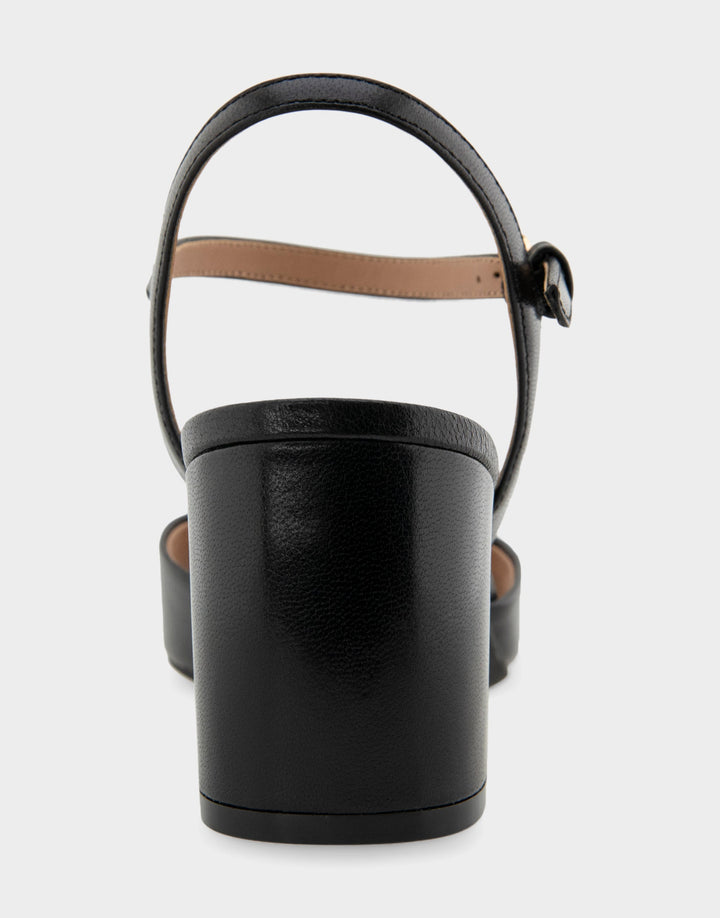 Gerda Black Shiny Leather