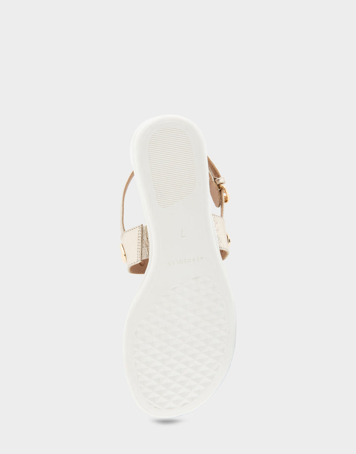 Iago Gold Metallic Textured Faux Leather