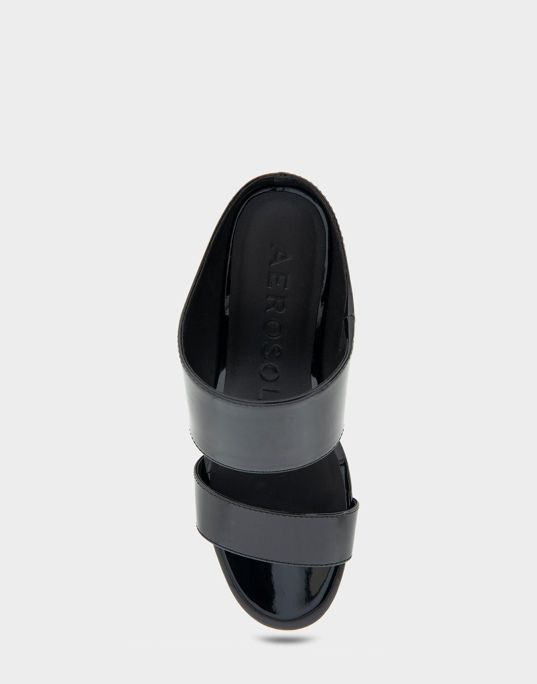 Wheeler Black Patent Faux Leather