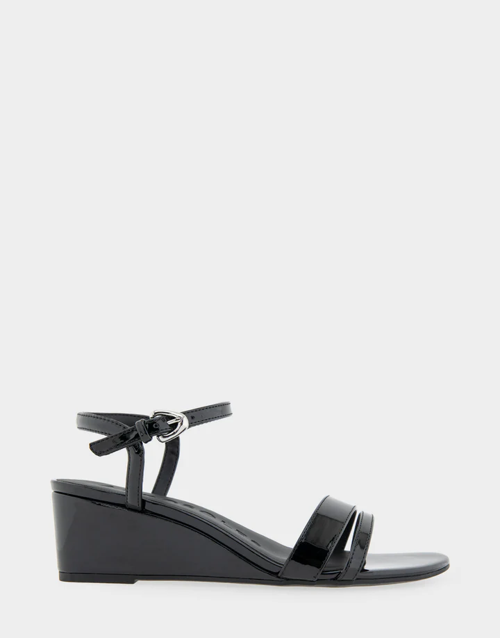 Witt Black Patent Faux Leather