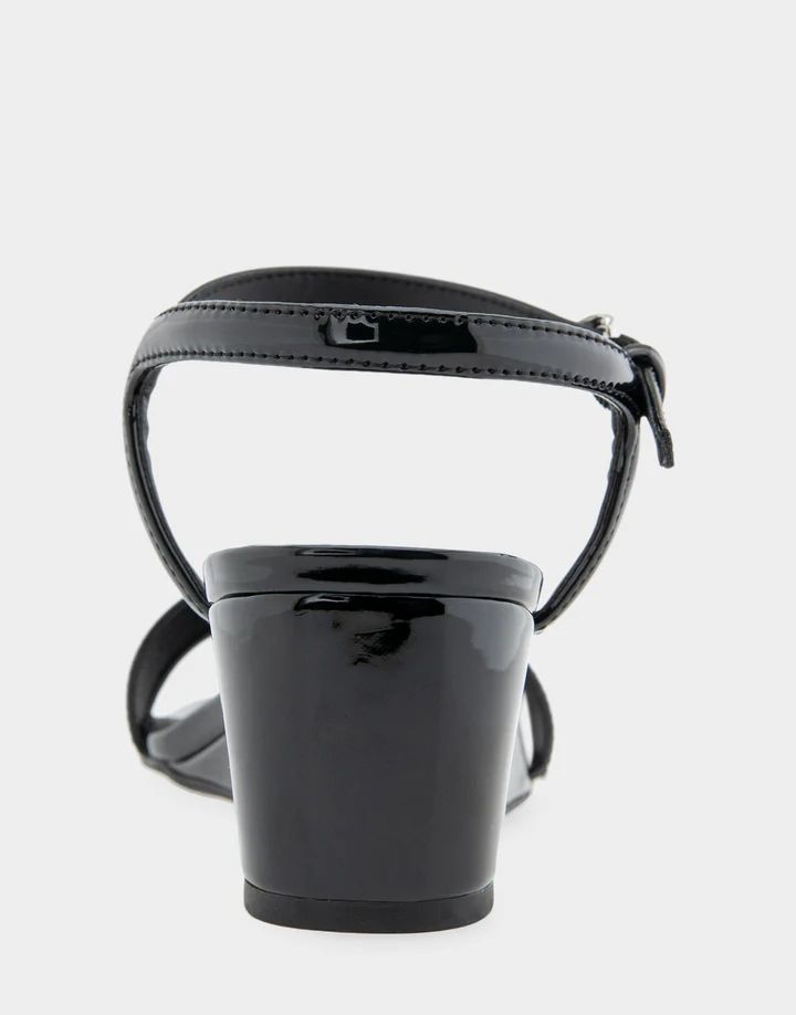 Witt Black Patent Faux Leather