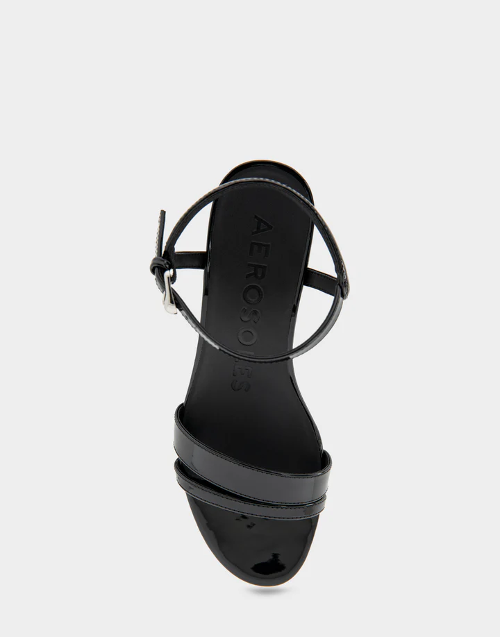 Witt Black Patent Faux Leather