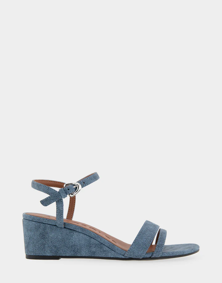 Witt Blue Denim Textured Faux Leather