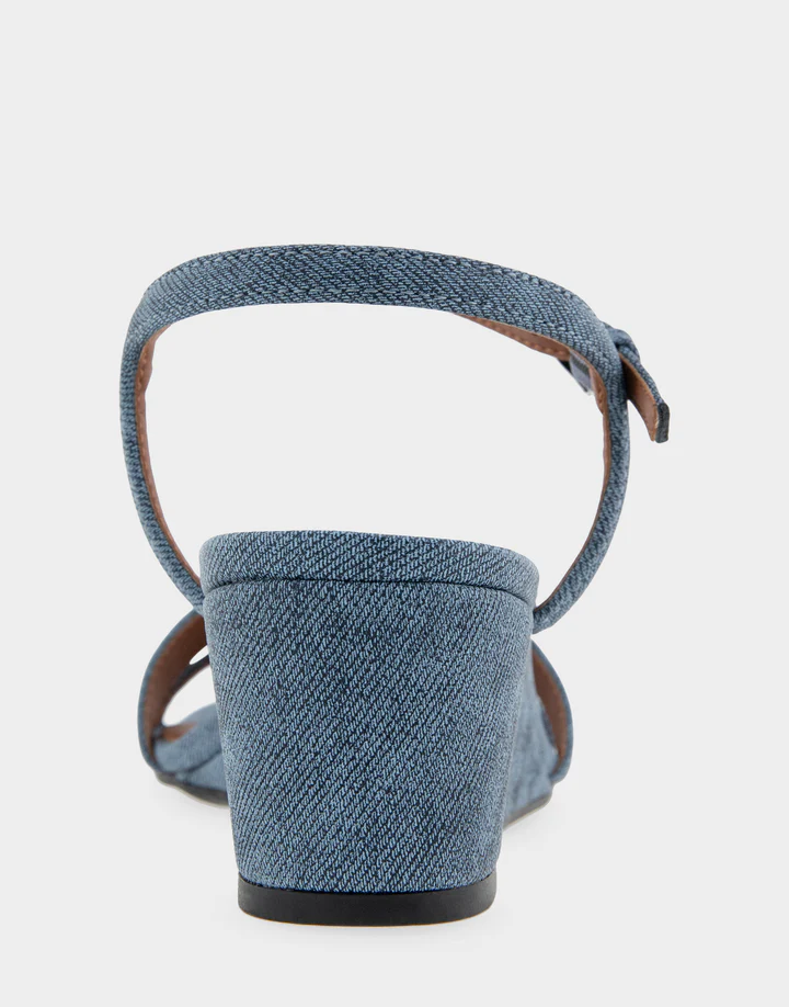 Witt Blue Denim Textured Faux Leather