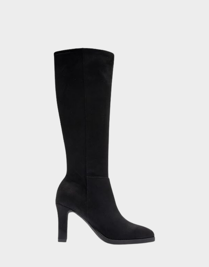 Lynch Black Faux Suede