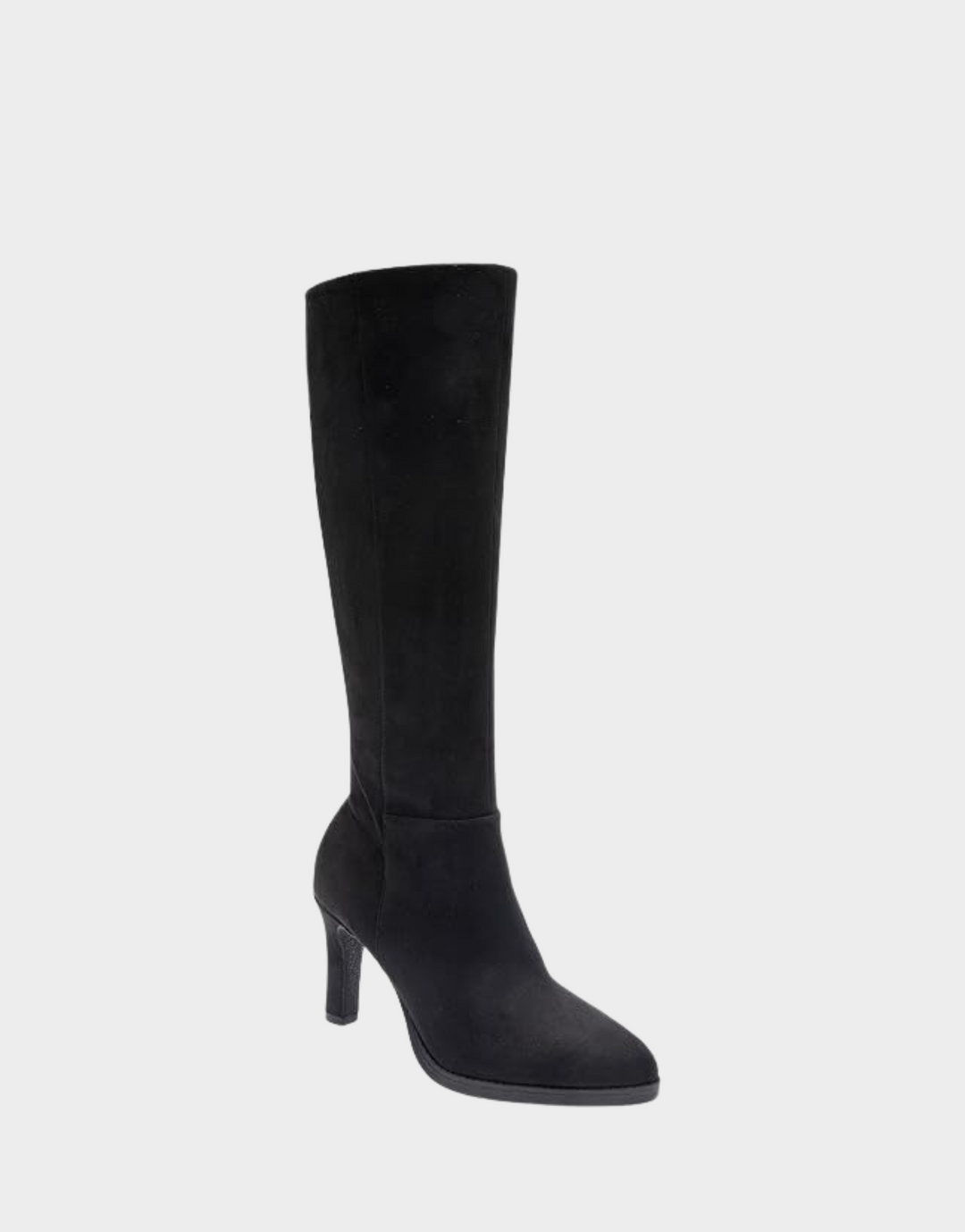 Lynch Black Faux Suede