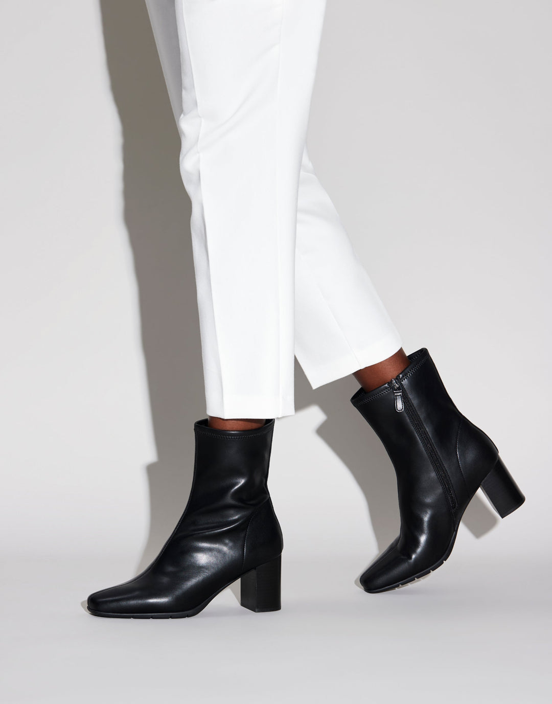Miley Black Faux Leather