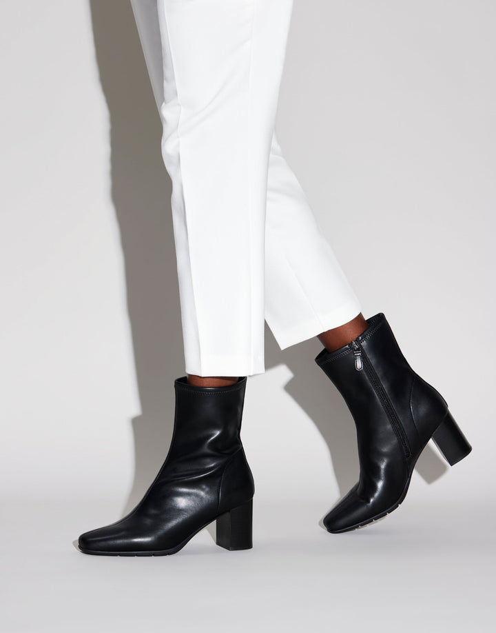 Miley Black Faux Leather