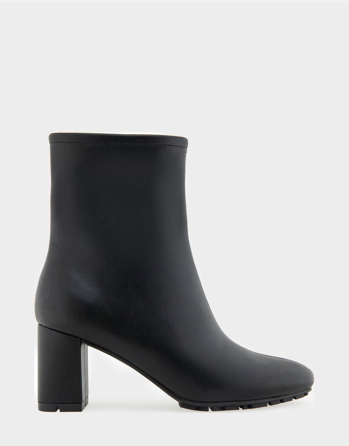 Baylor Black Stretch Faux Leather