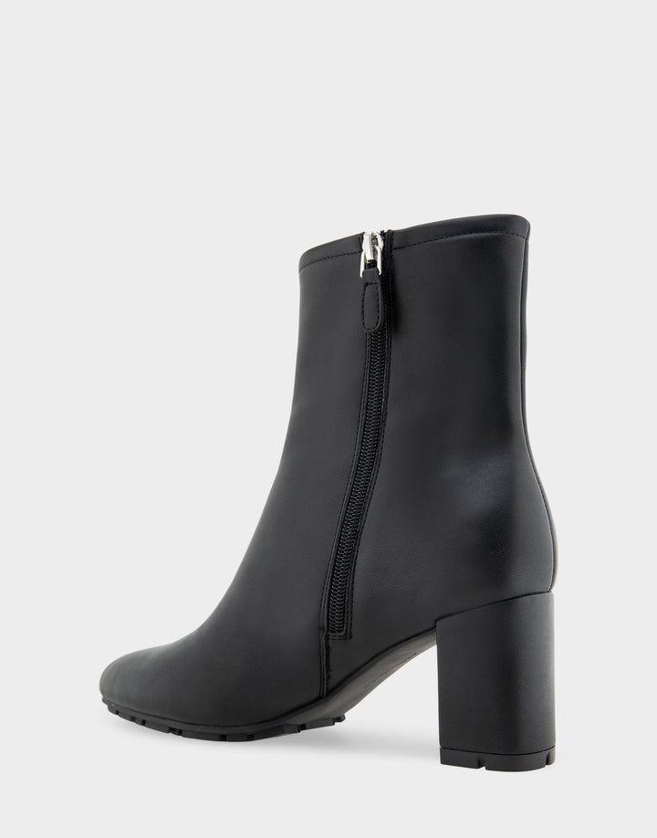 Baylor Black Stretch Faux Leather