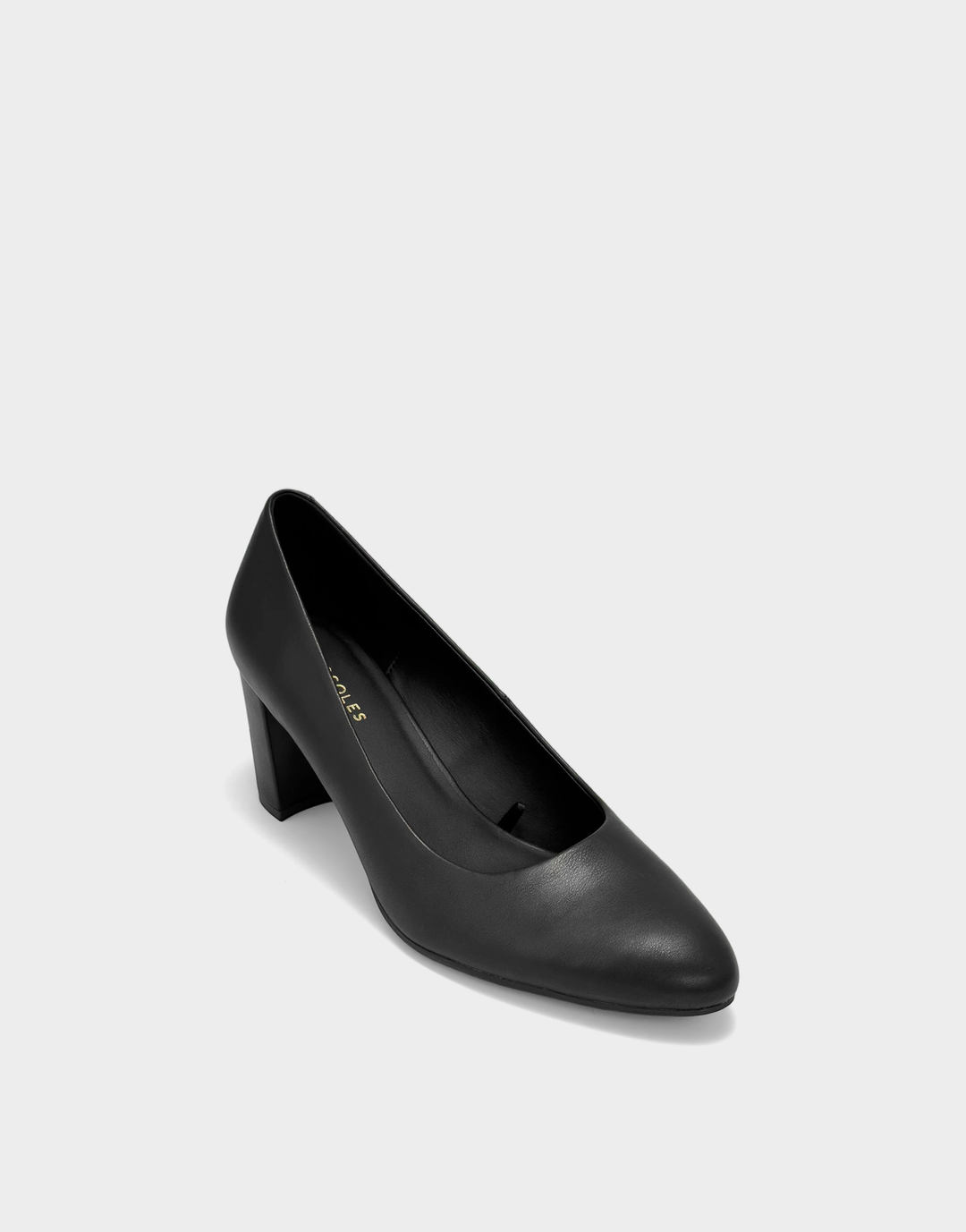 Aerosoles Betty black faux nappa leather women&
