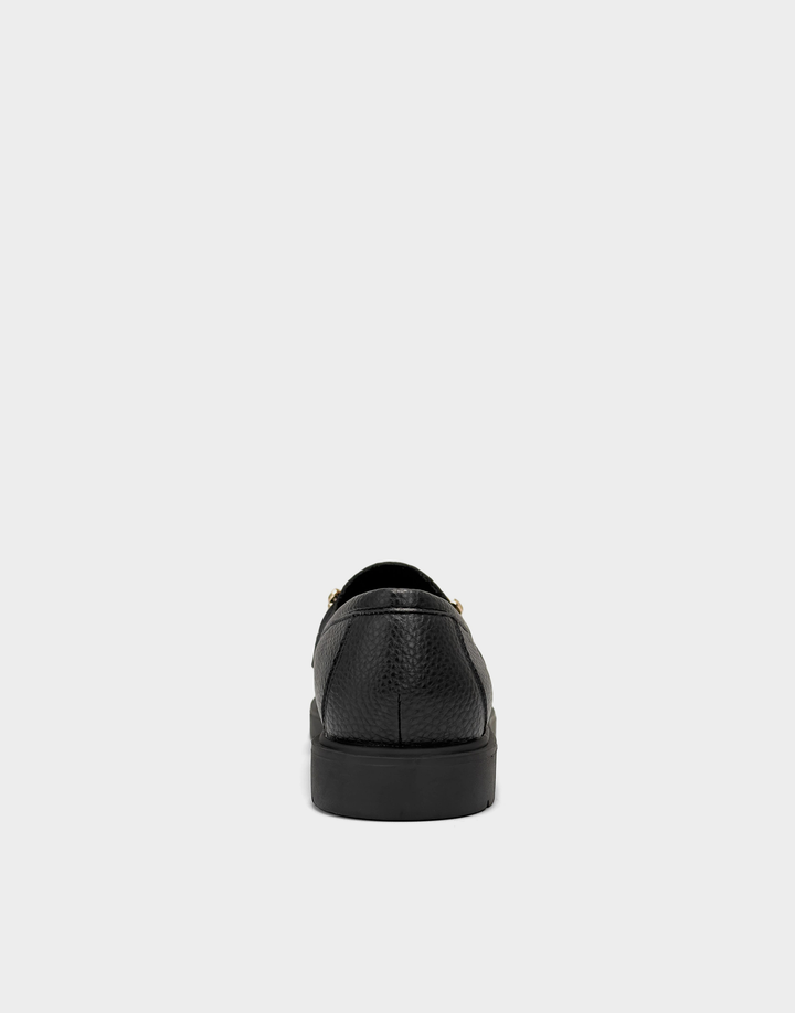 Aerosoles Blaze black faux pebbled leather women&