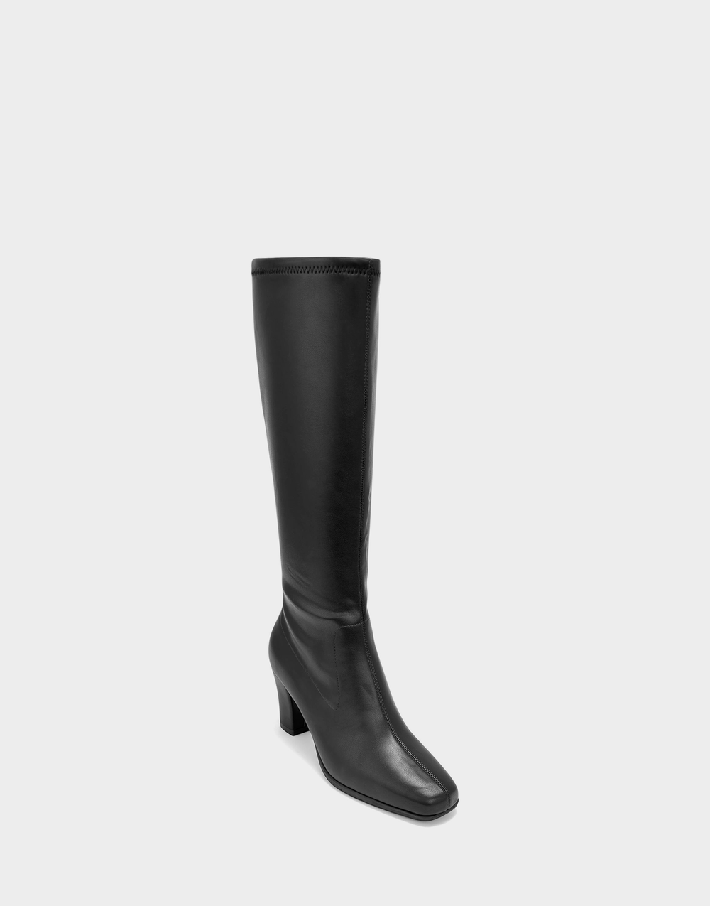 Aerosoles Celia black stretch faux nappa women's shoe, angled product view