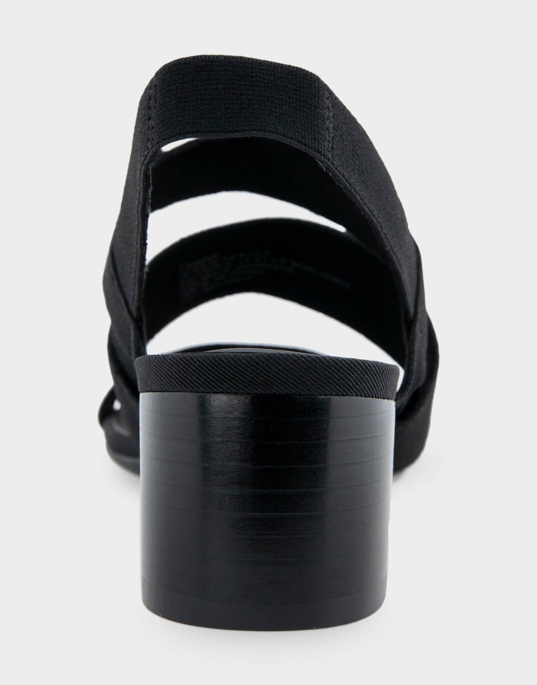 Tissu élastique noir Chara