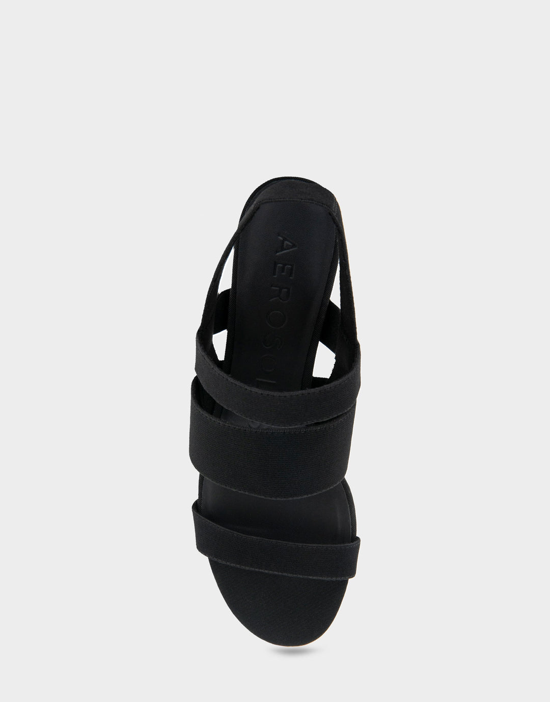 Tissu élastique noir Chara