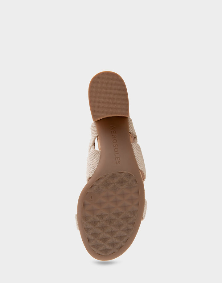 Tissu élastique en lin naturel Chara