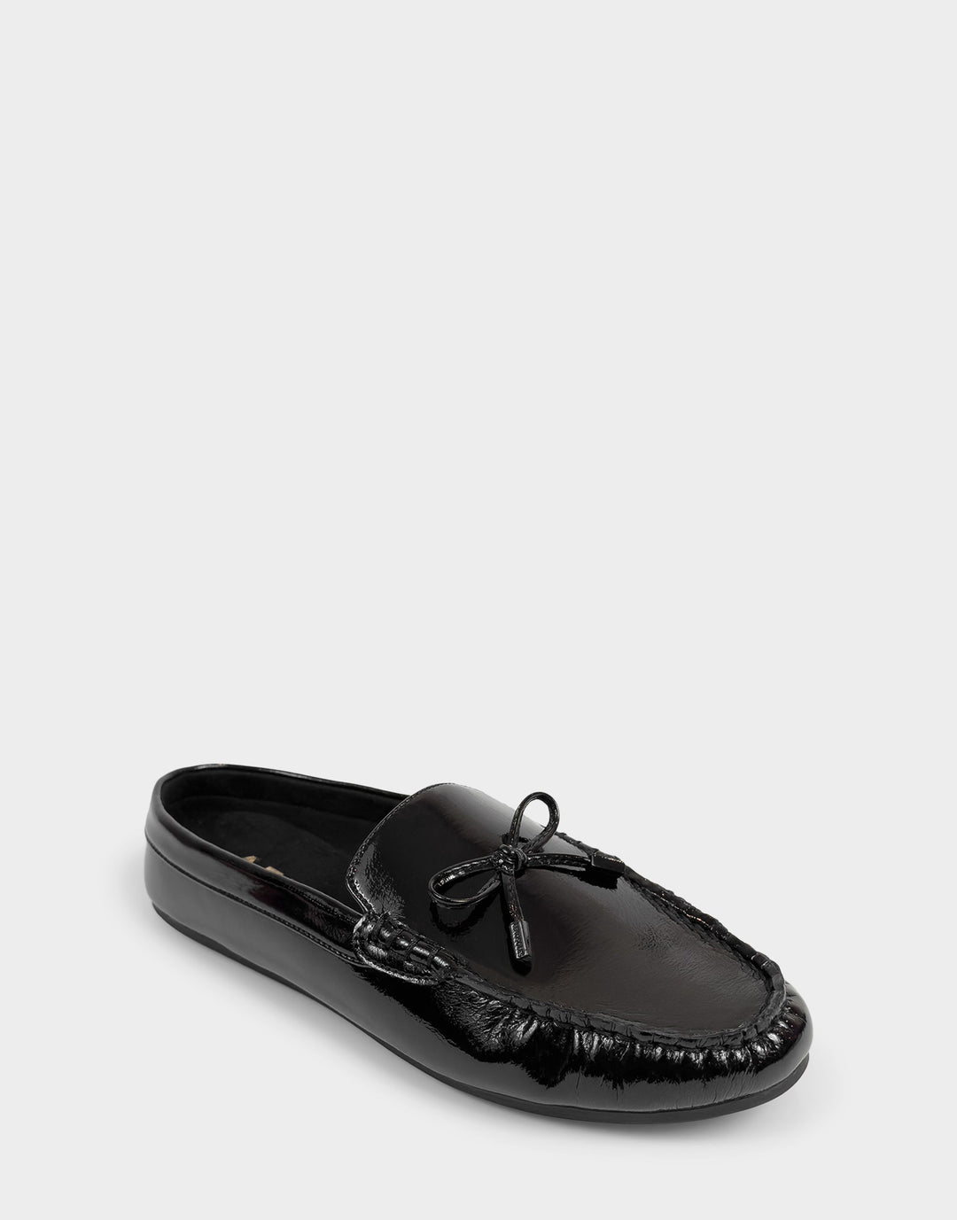 Daffodil Black Crinkle Patent