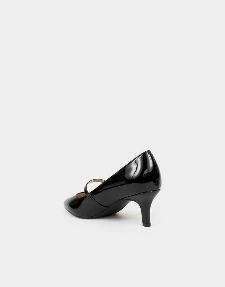 Aerosoles Luna black faux nappa women&