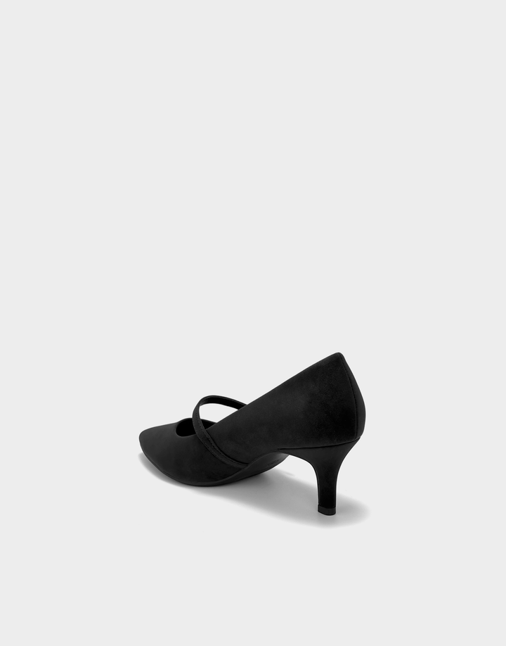 Aerosoles Luna black faux suede women&