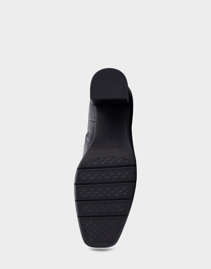 Micah Black Leather