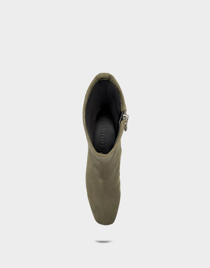 Miley Dark Olive Suede