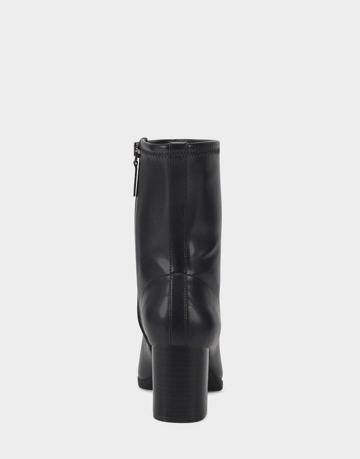 Miley Black Faux Leather