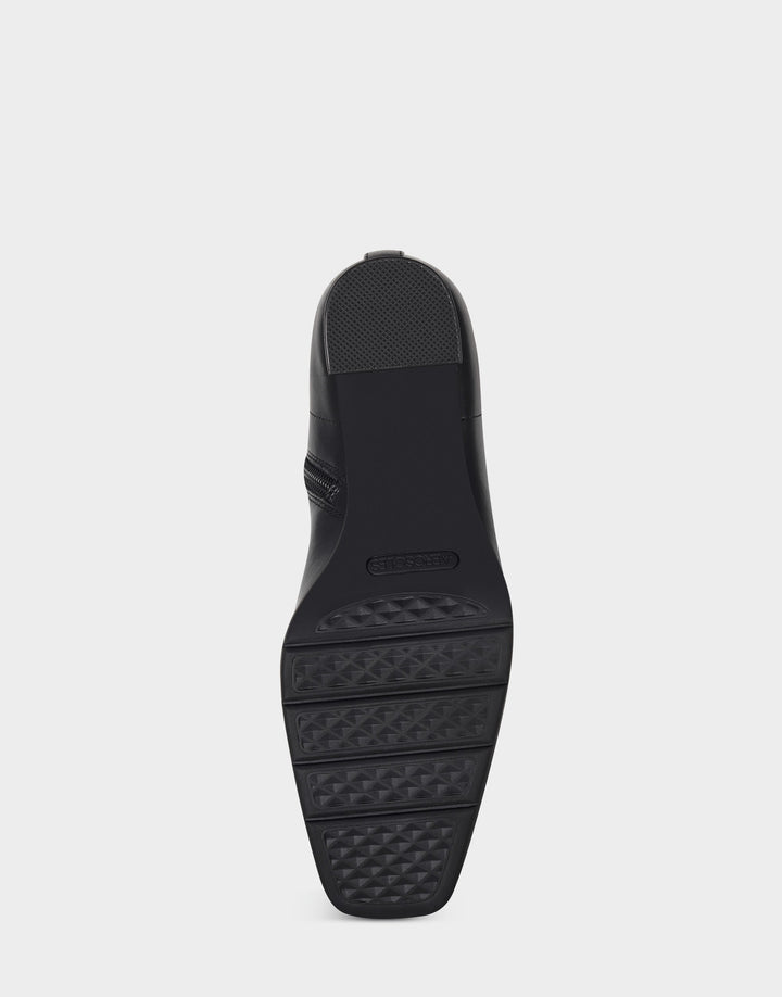 Miley Black Faux Leather