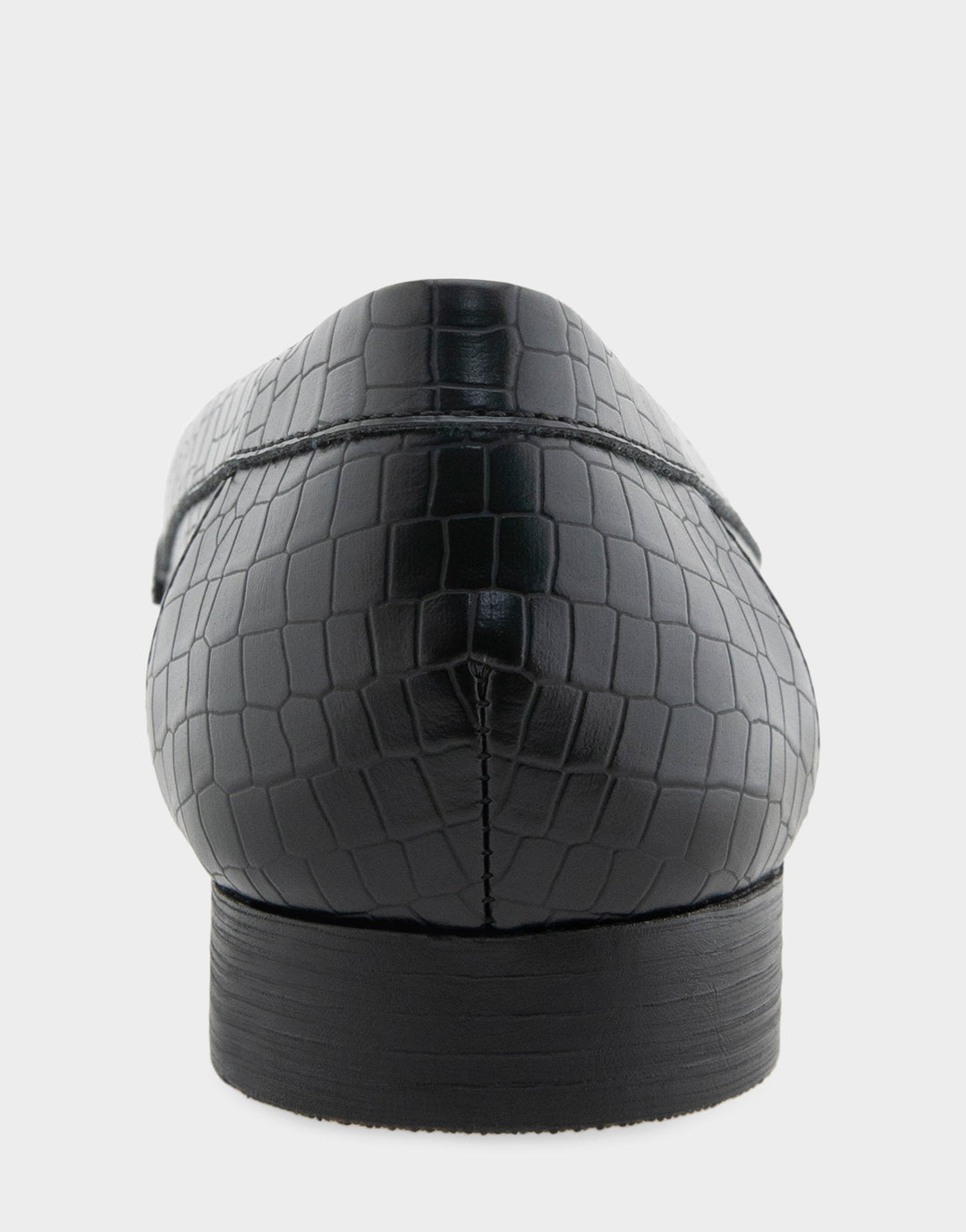 Paulette Black Embossed Croco