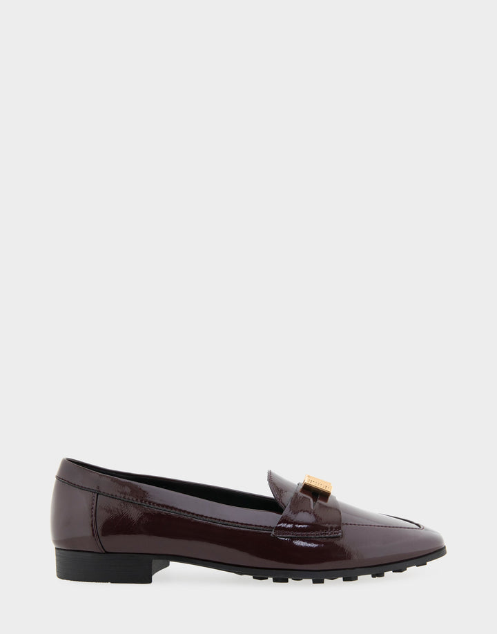 Paulette Merlot Crinkle Patent