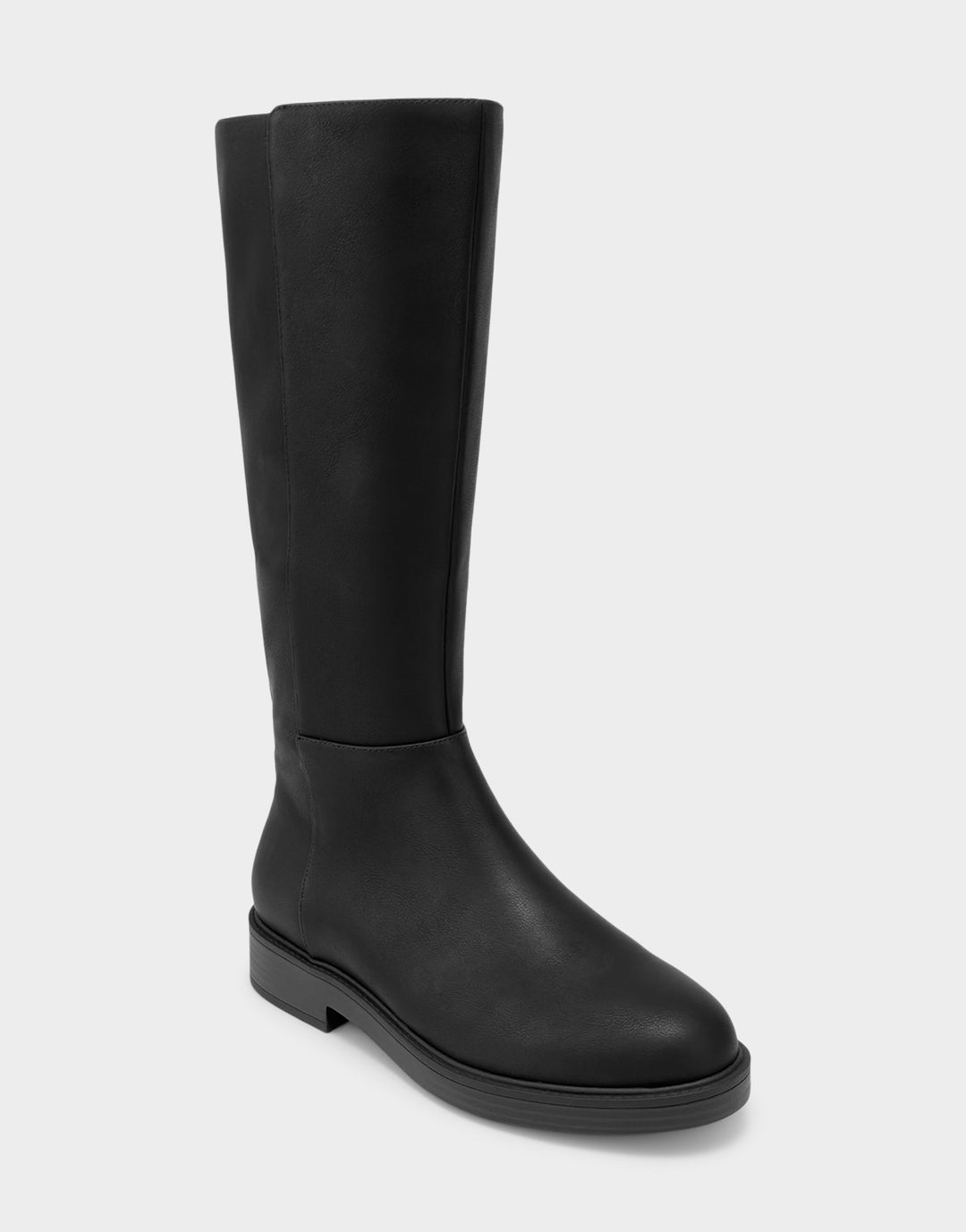 Prue Black Faux Leather